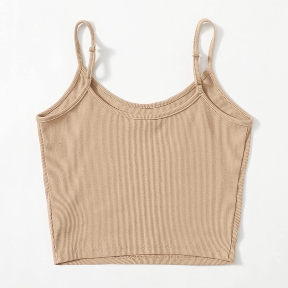 Tank Crop Top Floral Sun Graphic Print Shirt Ribbed Knit Size Medium - Picture 2 of 6